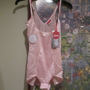 NWT sexy vintage rose under-bust shaping bodysuit